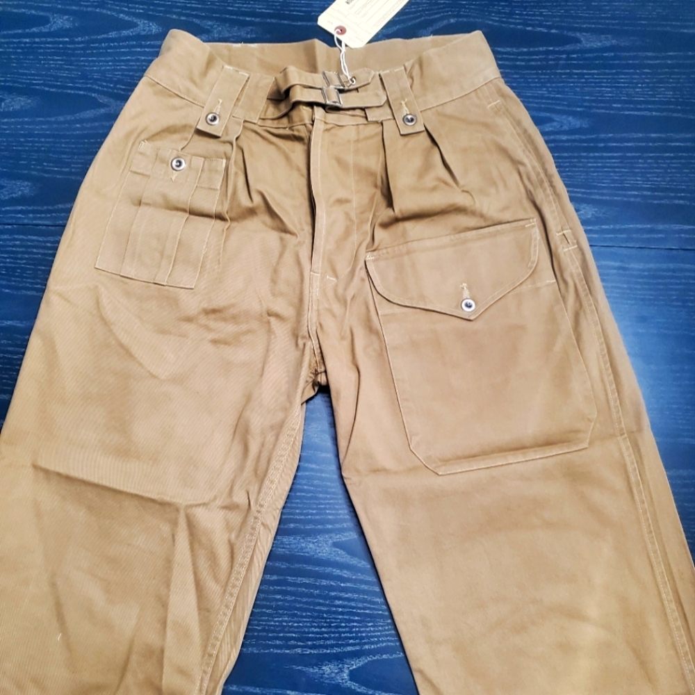 New BD Trousers pants brown with buckles